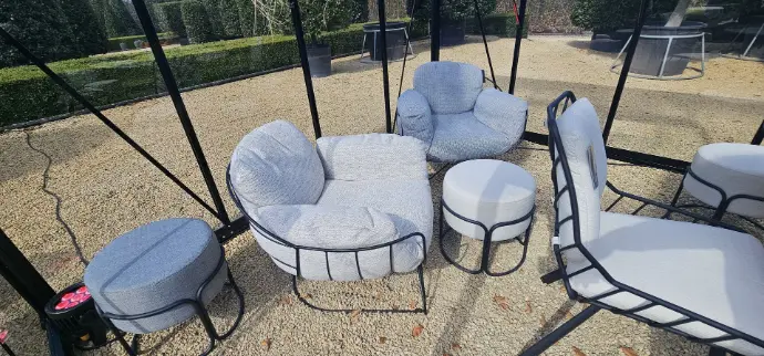 Salon de jardin confortable